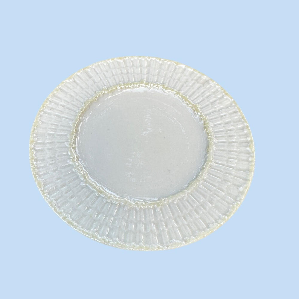 Belleek Neptune Tea Plate Antique 3rd Black Mark Irish Parian China Shell 6.25in